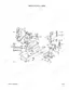 Kubota LA211 exploded view diagram of the main frame assembly showing mounting brackets, bolts, and pins.