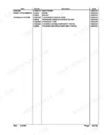 kubota-la240-loader-parts-catalog-parts-list-3.webp Kubota LA240 parts list table showing chassis, boom, bucket, and hydraulic system components with part numbers.