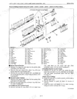 kubota-la271-to-la402-front-loader-workshop-manual-exploded-view-53.webp Kubota LA271, LA301, LA351, LA401, LA272, LA302, LA352, LA402 exploded view of control valve disassembly and parts list.
