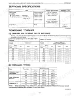 kubota-la271-to-la402-front-loader-workshop-manual-torque-47.webp Kubota LA271, LA301, LA351, LA401, LA272, LA302, LA352, LA402 servicing specifications, screw torque, and hydraulic fitting tables.