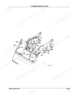 kubota-la272-tractor-loader-parts-catalog-hydraulic-parts-6.webp Kubota LA272 exploded view diagram showing cylinder and hydraulic hose routing for loader assembly components.