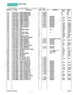 Kubota LA302 Loader parts list for main frame labels, bolts, washers, and pins with reference numbers and weights.