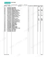 Kubota LA350 parts list for main frame, including sub frame, brackets, bolts, washers, and labels with part numbers.