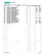 kubota-la351-la301-la271-loader-parts-catalog-parts-list-4.webp Kubota LA351, LA301, LA271 parts list for Main Frame showing reference numbers, part numbers, descriptions, and weights.