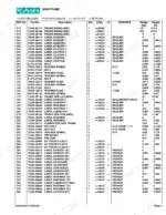 kubota-la402-loader-parts-catalog-parts-list-6.webp Kubota LA402 parts list for main frame, including labels, bolts, washers, and side frames with serial number ranges.