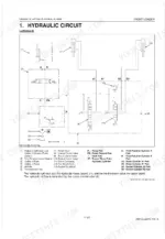 kubota-la524au-b-la714au-b-la854au-b-front-loader-shop-manual-hydraulic-29.webp Kubota LA524AU-B, LA714AU-B, LA854AU-B hydraulic circuit diagram showing loader control valve and cylinder connections.