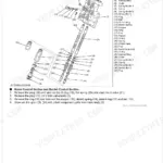 Kubota LA714AU-C exploded view diagram and disassembly procedure for the front loader control valve assembly.
