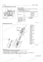 kubota-la844-front-loader-workshop-manual-9y111-01680-exploded-view-42.webp Kubota LA844 control valve disassembly, torque specs for adapters, and exploded view of boom and bucket control sections.
