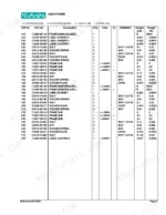 Kubota LA853 parts list for main frame components, including bolts, washers, nuts, and safety labels with part numbers.