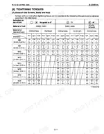 kubota-m-110-m-120-tractor-service-manual-torque-24.webp Kubota M-110, M-120 general tightening torque table for screws, bolts, and nuts by diameter and grade.