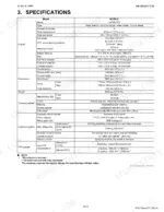 kubota-m135x-s-tractor-workshop-manual-9y121-04100-specs-9.webp Kubota M135X-S technical specifications table covering engine, dimensions, weight, traveling, hydraulic, and PTO systems.