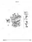 Kubota M4500DT exploded view diagram of the engine crankcase assembly with numbered component parts list.