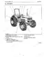 Kubota M4700, M5400, M5400DT-N tractor features diagram with numbered components including ROPS, PTO, and engine.