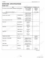 kubota-m4900-m5700-m5700hd-tractor-service-manual-97897-12553-specs-97.webp Kubota M4900, M5700, M5700HD engine body servicing specifications table for compression, valve clearance, and cylinder head.