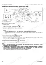kubota-m5091n-m5101n-tractor-operator-manual-procedures-40.webp Kubota M5091N, M5101N operating procedure for auto DPF regeneration mode and dashboard indicator light diagram.