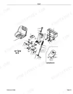 kubota-m5500dt-tractor-parts-catalog-cab-parts-147.webp Kubota M5500DT exploded view diagram of the operator seat assembly, including suspension, brackets, and mounting hardware.