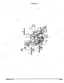 Kubota M5500DT exploded view diagram of the engine crankcase assembly showing cylinder block, bearings, and bolts.