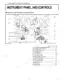 Kubota M5660SUH, M5660SUHD diagram of instrument panel, switches, and hand controls with numbered component list.