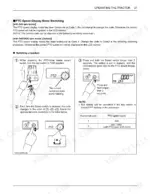 kubota-m5660suh-m5660suhd-tractor-operator-manual-maintenance-59.webp Kubota M5660SUH, M5660SUHD PTO speed display mode switching procedure and numerical code table for LCD monitor settings.