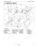 kubota-m95s-rops-m105s-rops-m105sdsl-tractor-service-manual-hydraulic-368.webp Kubota M95S-ROPS, M105S-ROPS, M105SDSL hydraulic circuit diagram showing valves, pumps, and system components.