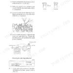 Yanmar 2TNE68-4TNE88 TNE series engine valve head clearance adjustment procedure, rocker arm diagram, and clearance table.