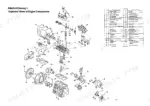 04e64f51-b-exploded-view-134 Yanmar TNE series exploded view diagram of engine components with parts list.