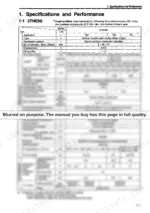 04e64f51-b-specs-7 Yanmar TNE series engine specifications and performance table for 2TNE68 model.