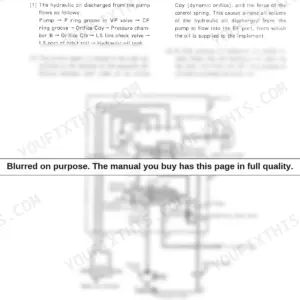 Yanmar V3-5, V4-5, V4-5HL (US) hydraulic system diagram showing steering pump, priority valve, and neutral operation theory.