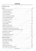 0606f912-b2-page-3 CNH NEF Tier 4A (interim) and Stage IIIB Engine, F4DFE413A*A...F4HFE614E*A001 service manual table of contents page.