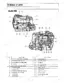 Yanmar 4JHE, 4JH-TE, 4JH-HTE, 4JH-DTE engine parts diagram and identification table for major components.