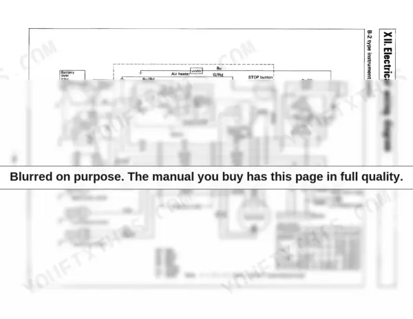 Yanmar 4JHE, 4JH-TE, 4JH-HTE, 4JH-DTE B-2 type instrument panel electrical wiring diagram with key switch table.