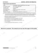 094718c2-b-specs-73 Yanmar EA2400, 3TNV72-YUKS engine general specifications table and rating conditions for standard diesel engines.