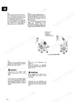 09ca6e1e-b-procedures-113 Yanmar 1GM10, 2GM20(F), 3GM30(F), 3HM35(F) manual: diagram of operation lever and spring joint inspection procedure.