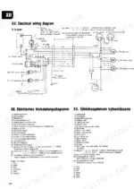 09ca6e1e-b-wiring-129 Yanmar 1GM10, 2GM20(F), 3GM30(F), 3HM35(F), 2GM20 (F), 3GM30 (F), 3HM35 (F) A-type electrical wiring diagram and component list.