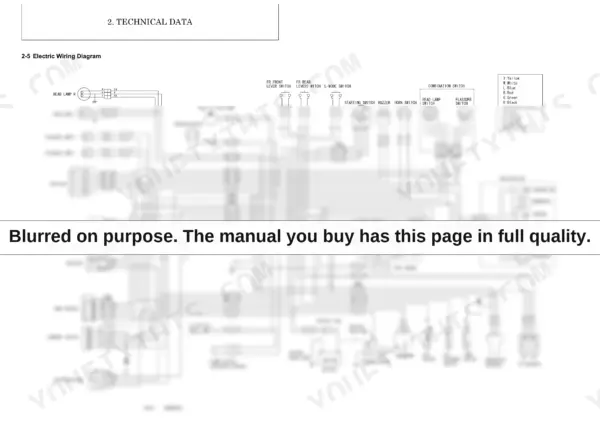 Yanmar C30R-2 electric wiring diagram showing fuse box, indicator box, switches, battery, and engine electrical components.