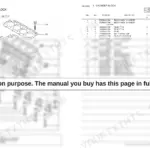 Yanmar 4TNE84T exploded view diagram and parts list for cylinder block assembly.
