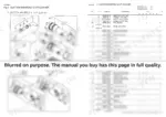 Yanmar 4TNE84T exploded view diagram and parts list for suction manifold and air cleaner.