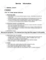 0f98495e-b-safety-5 Yanmar L40AE, L48AE, L60AE, L70AE, L75AE, L90AE, L100AE, L - A series service manual general safety warning page.