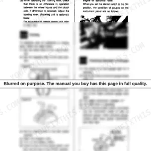 Yanmar 6CX(M)-ETE manual page showing engine turning procedures, clutch handle diagrams, and gauge operation checks.