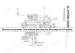 135ab3b8-b-system-diagram-53 Yanmar 6CX(M)-ETE fuel oil system diagram showing fuel injection pump, feed pump, turbocharger, and return piping.