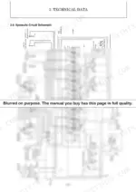 146d72ea-b2-hydraulic-35 Yanmar SV18 hydraulic circuit schematic showing pump, control valves, cylinders, and motors for technical reference.