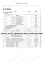 146d72ea-b2-specs-18 Yanmar SV18 technical data table showing machine dimensions, traveling performance, and work range specifications.