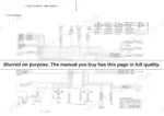 1cbf6696-b-wiring-222 Yanmar SV08-1 wiring diagram showing electrical connections for starter, battery, glow plug, lamps, and switches.