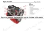 Yanmar V100 Deutz D 2.9 L4 engine right side view diagram showing coolant, exhaust, and air intake components.
