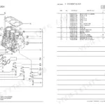 Yanmar 3TNV series parts catalog engine parts.