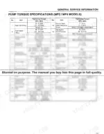 26e124e7-b2-torque-19 Yanmar 3TNV82A/84(T)/88, 4TNV84(T)/88, 4TNV94/98(T)106(T), MP series, MP2, MP4 pump torque specifications table for fuel system