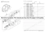 2fe3a8e5-b-parts-list-18 Yanmar 4TNV88-XMS, 4TNV88-XMS (GEHL) starting motor exploded view diagram and parts list with component descriptions.