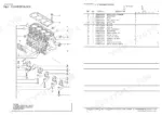 2fe3a8e5-b-parts-list-5 Yanmar 4TNV88-XMS, 4TNV88-XMS (GEHL) exploded view and parts list for cylinder block assembly components.