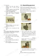 30fc0163-b-procedures-32 Yanmar YPES-ML series fuel pump governor assembly procedures, inspection steps, and weight nut torque table.