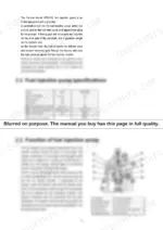 30fc0163-b-specs-11 Yanmar YPES-ML series fuel injection pump specifications table, operation description, and plunger component diagram.